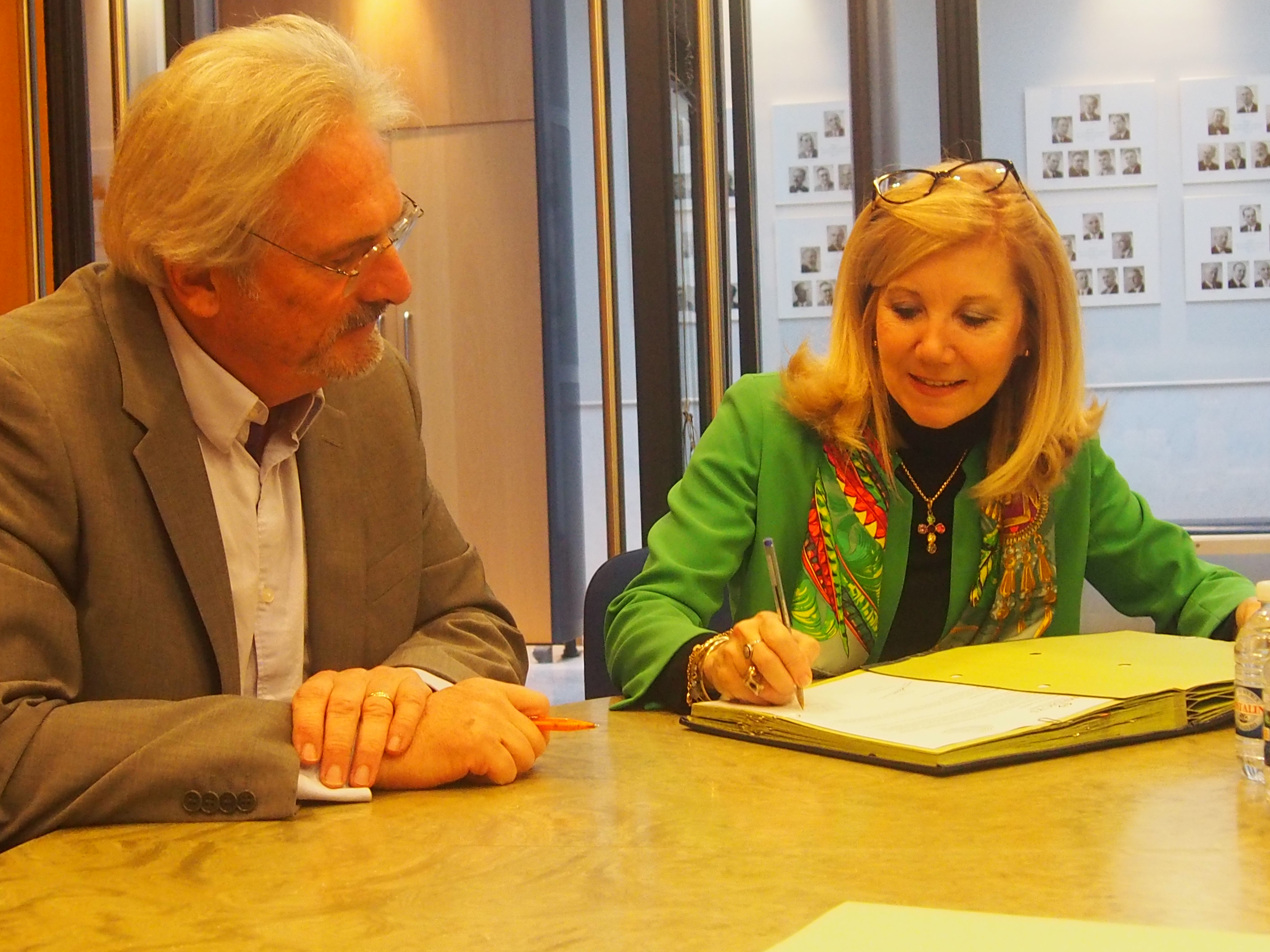 Christian Bouldoires (UBH) et Christine Valès (Medicys) pour la médiation